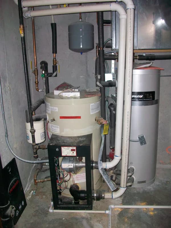 Boiler repair work