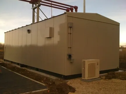 Heat pump installation detail