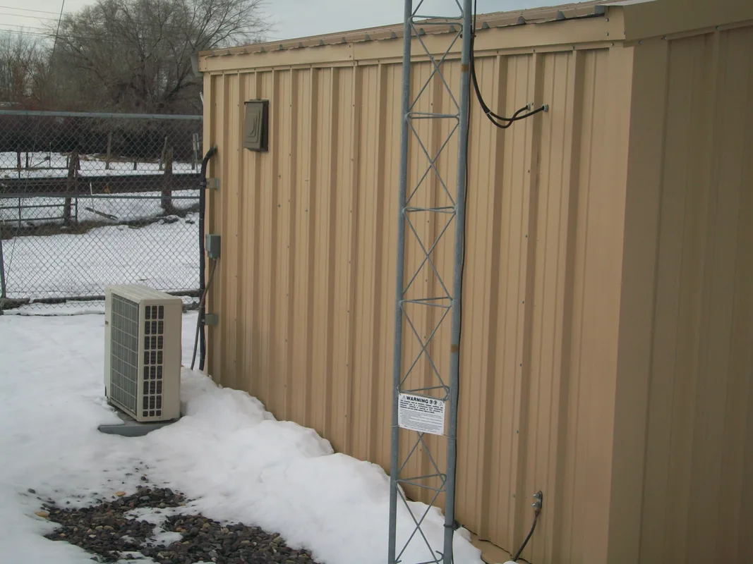 Commercial heat pump at Springville Power