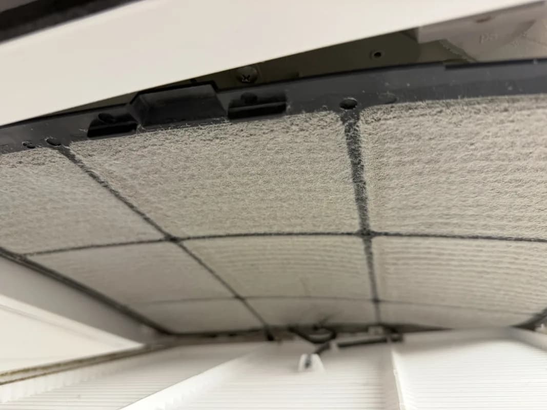 Dirty HVAC filter